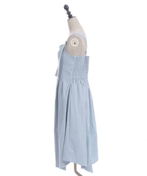 axes femme(アクシーズファム)の「ベルトデザインイレヘムジャンパースカート(ジャンパースカート・レディース・ブラック/ワイン/サックスブルー・FREE)」の12枚目の写真