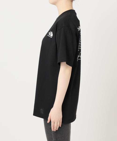 THE NORTH FACE(ザノースフェイス)の「【THE NORTH FACE/ ザノースフェイス】S/S Historical Logo T:Tシャツ(Tシャツ/カットソー・レディース・ブラック/ホワイト×ホワイト・MEDIUM)」の14枚目の写真