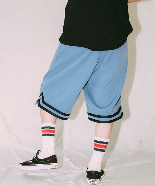 NineMicrophones(ナインマイクロフォンズ)の「GAME SHORTS(その他パンツ・メンズ・ブルー/ブラック・LARGE/MEDIUM/X-LARGE)」の12枚目の写真