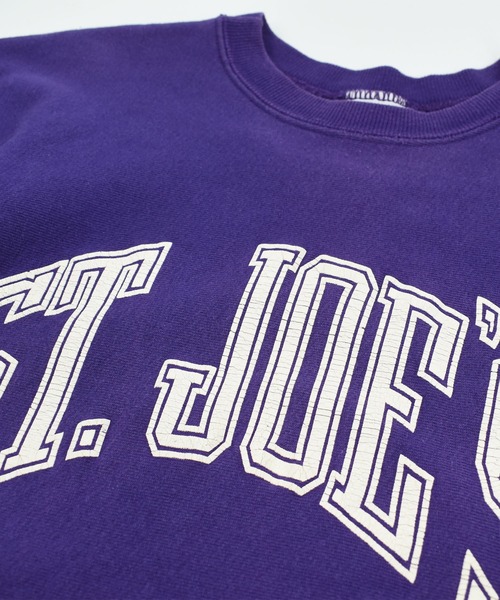 VINTAGE（ヴィンテージ）の「【ヴィンテージ古着】90’s MV SPORTS “ST JOE’S” リバースタイプ スウェット USA製（スウェット・メンズ・パープル・XX-LARGE）」の3枚目の写真