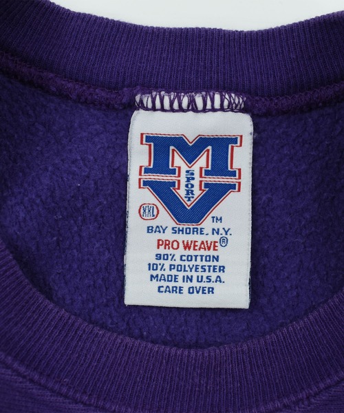 VINTAGE（ヴィンテージ）の「【ヴィンテージ古着】90’s MV SPORTS “ST JOE’S” リバースタイプ スウェット USA製（スウェット・メンズ・パープル・XX-LARGE）」の6枚目の写真