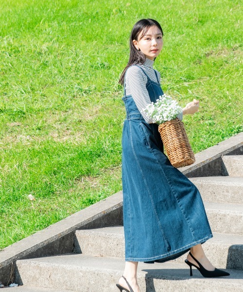 GUCCI デニムワンピース ノースリーブ 6 120/60 中古・古着通販】GUCCI (グッチ) ベルト付デニムシャツ