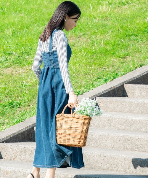 【新品未使用】cccmalie ワンピース リネンタッチバックギャザーキャミワンピース | ONE PIECE