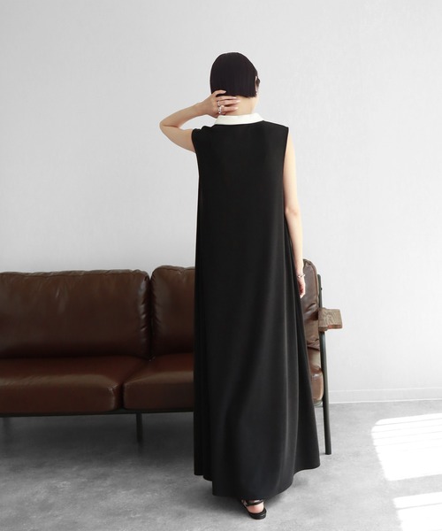 NOGLE（ノグル）の「【NOGLE/ノグル】ポロノースリワンピース（ワンピース・レディース・チャコール/ブラック系1/ブラック系2・FREE）」の20枚目の写真