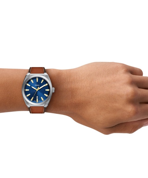 FOSSIL(フォッシル)の「フォッシル 腕時計 メンズ アナログ レザー FS6115(アナログ腕時計・メンズ・ブラウン・FREE)」の2枚目の写真
