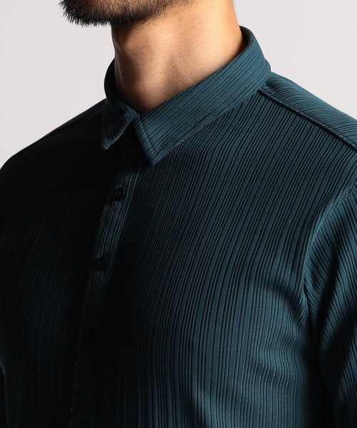 NICOLE CLUB FOR MEN(ニコルクラブフォーメン)の「【25モデルEC限定再販売】ランダムテレコショートレギュラーカラーポロシャツ(ポロシャツ・メンズ・ブルー系/ネイビー/ブラック/ホワイト・X-LARGE/LARGE/MEDIUM/XX-LARGE)」の11枚目の写真