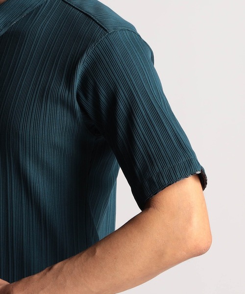 NICOLE CLUB FOR MEN(ニコルクラブフォーメン)の「【25モデルEC限定再販売】ランダムテレコショートレギュラーカラーポロシャツ(ポロシャツ・メンズ・ブルー系/ネイビー/ブラック/ホワイト・X-LARGE/LARGE/MEDIUM/XX-LARGE)」の13枚目の写真