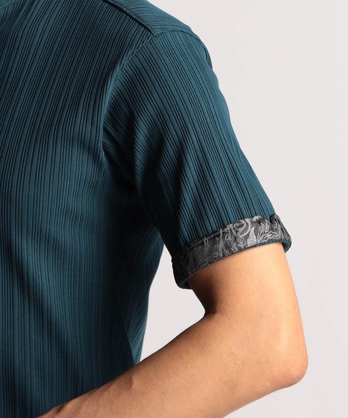 NICOLE CLUB FOR MEN(ニコルクラブフォーメン)の「【25モデルEC限定再販売】ランダムテレコショートレギュラーカラーポロシャツ(ポロシャツ・メンズ・ブルー系/ネイビー/ブラック/ホワイト・X-LARGE/LARGE/MEDIUM/XX-LARGE)」の14枚目の写真