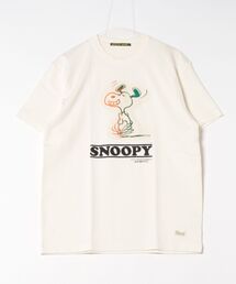 SNOOPY×OLD BETTY'S（スヌーピーカケルオールドベティーズ）の「スヌーピー【SNOOPY】organic cotton T-shirts(SNOOPY)（Tシャツ/カットソー）」