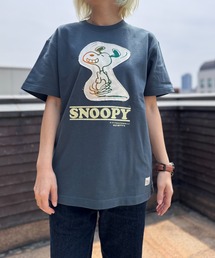 SNOOPY×OLD BETTY'S（スヌーピーカケルオールドベティーズ）の「スヌーピー【SNOOPY】organic cotton T-shirts(SNOOPY)（Tシャツ/カットソー）」
