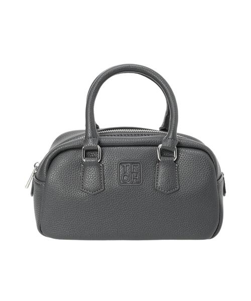 Te chichi（テチチ）の「エンボスロゴミニボストン《2025summer catalog item》（ハンドバッグ・レディース・グリーン/オフホワイト/チャコールグレー・F）」の7枚目の写真