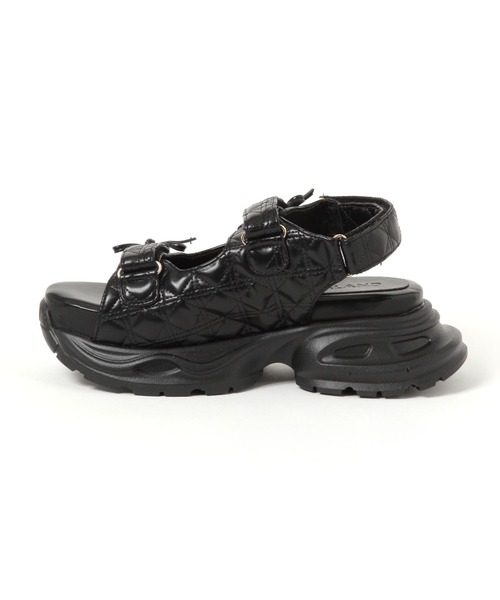 3.3 Field Trip （3.3フィールドトリップ）の「3.3 Field Trip／キルティング2　ベルトサンダル（サンダル・レディース・その他8/ブラック・SMALL/MEDIUM/LARGE）」の7枚目の写真