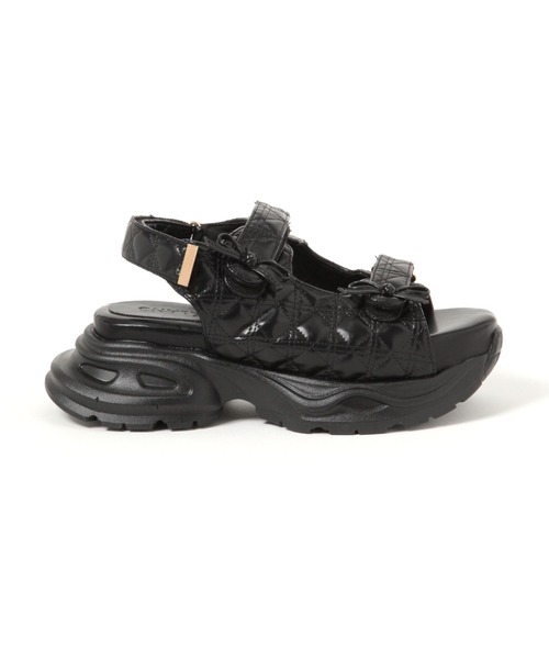 3.3 Field Trip （3.3フィールドトリップ）の「3.3 Field Trip／キルティング2　ベルトサンダル（サンダル・レディース・その他8/ブラック・SMALL/MEDIUM/LARGE）」の8枚目の写真