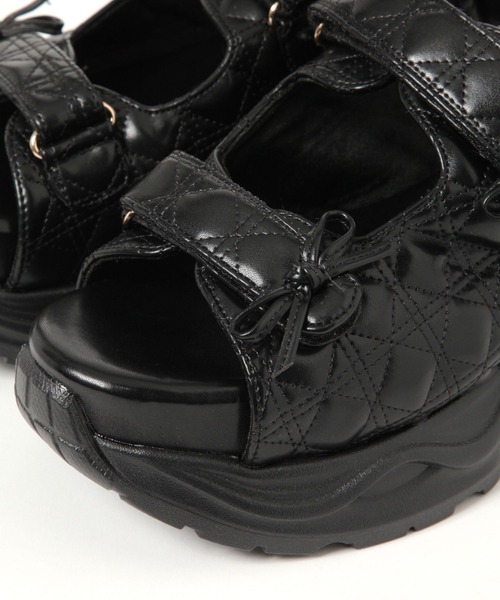 3.3 Field Trip （3.3フィールドトリップ）の「3.3 Field Trip／キルティング2　ベルトサンダル（サンダル・レディース・その他8/ブラック・SMALL/MEDIUM/LARGE）」の11枚目の写真