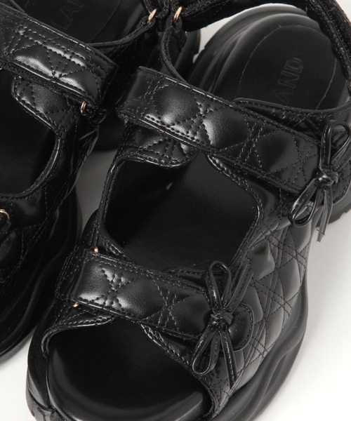 3.3 Field Trip （3.3フィールドトリップ）の「3.3 Field Trip／キルティング2　ベルトサンダル（サンダル・レディース・その他8/ブラック・SMALL/MEDIUM/LARGE）」の12枚目の写真