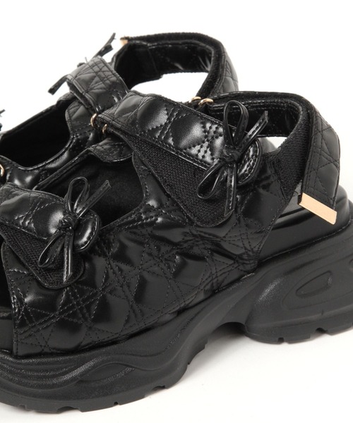 3.3 Field Trip （3.3フィールドトリップ）の「3.3 Field Trip／キルティング2　ベルトサンダル（サンダル・レディース・その他8/ブラック・SMALL/MEDIUM/LARGE）」の13枚目の写真