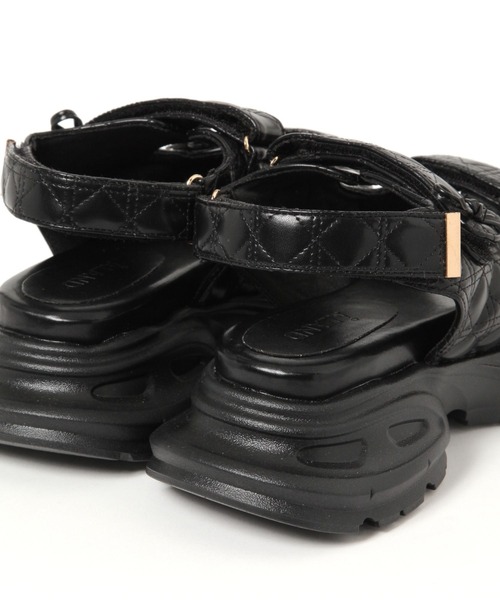 3.3 Field Trip （3.3フィールドトリップ）の「3.3 Field Trip／キルティング2　ベルトサンダル（サンダル・レディース・その他8/ブラック・SMALL/MEDIUM/LARGE）」の14枚目の写真