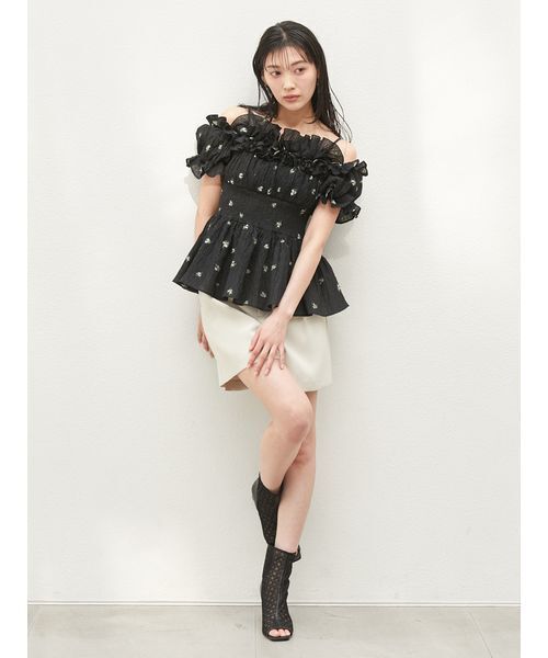 SNIDEL（スナイデル）の「シンプルショートパンツ（その他パンツ・レディース・アイボリー/ブラック/グレー・0/1）」の21枚目の写真