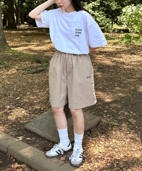 SEADAM（シーダム）の「【SEADAM】〈UNISEX〉撥水ナイロンショートパンツ（その他パンツ・メンズ・ブラック/オリーブ/チャコールグレー/ベージュ・MEDIUM/LARGE）」の6枚目の写真