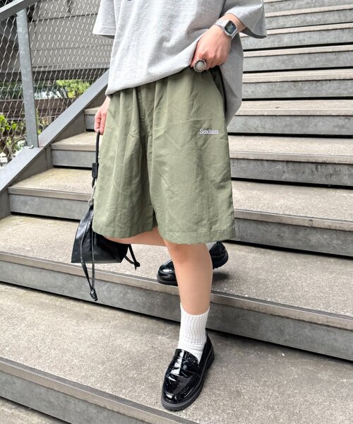 SEADAM（シーダム）の「【SEADAM】〈UNISEX〉撥水ナイロンショートパンツ（その他パンツ・メンズ・ブラック/オリーブ/チャコールグレー/ベージュ・MEDIUM/LARGE）」の19枚目の写真