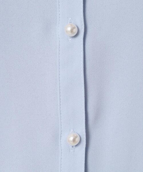 ITS'DEMO（イッツデモ）の「【接触冷感／手洗い可】ショルダータックブラウス（シャツ/ブラウス・レディース・ブラック系/ネイビー/ホワイト系3/レッド系1/サックスブルー・00）」の14枚目の写真