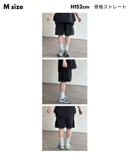 CPCM（シーピーシーエム）の「【フェス3点セット】ストレッチナイロンセットアップ（セットアップ・レディース・ブラック/カーキ/ネイビー・MEDIUM/LARGE）」の5枚目の写真