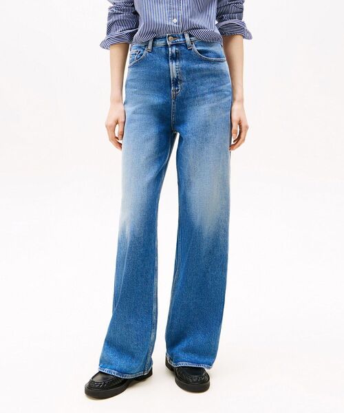 Jeans クレア ハイライズ ワイドレッグ ジーンズ 送関込 クレアハイライズワイドジーンズ | トミー ジーンズ(TOMMY JEANS