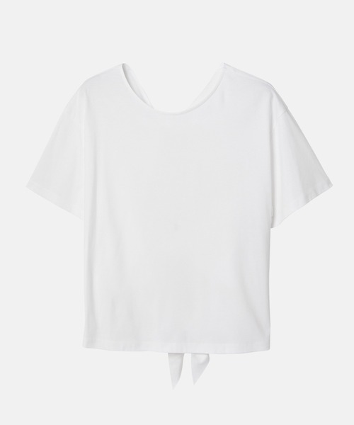 tシャツ ボウタイバックTシャツ / Bow Tie Back T-Shirt レディース セール】ボウタイバックTシャツ / Bow Tie Back T-Shirt（T