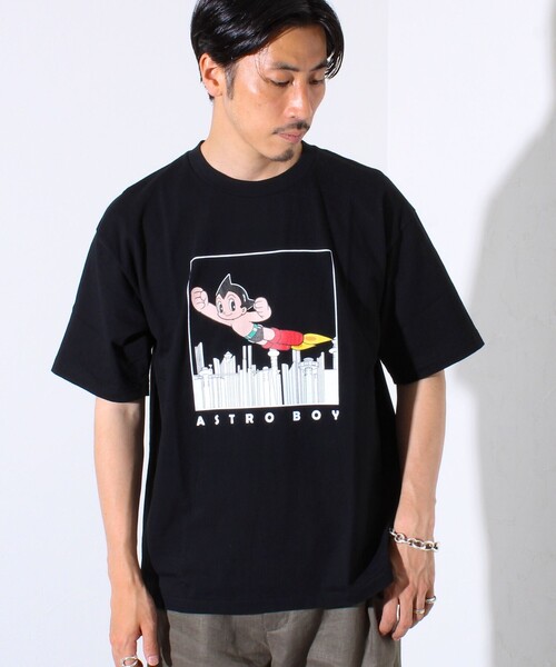 【激レア1点物】鉄腕アトム　ASTRO BOY紺　ブラックジャック黒Tシャツ着用 WEB限定 TIME SALE！］鉄腕アトム（ASTRO BOY）/ブラック