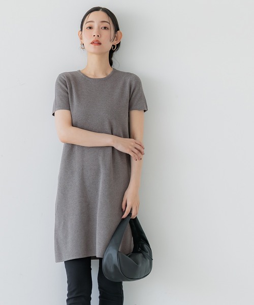 coca(coca)(コカ)の「ニットミニワンピース(ワンピース・レディース・その他1/グレー・M/L/S)」の5枚目の写真