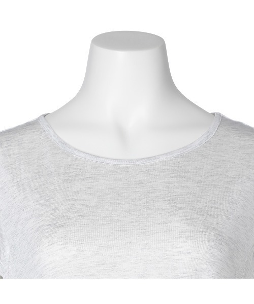 KID BLUE(キッドブルー)の「キッドブルー -25レーヨン天竺 -半袖トップス -KRBN374 -kidblue(Tシャツ/カットソー・レディース・ミント/ライトグレー/ピンク/ブルー・M)」の8枚目の写真