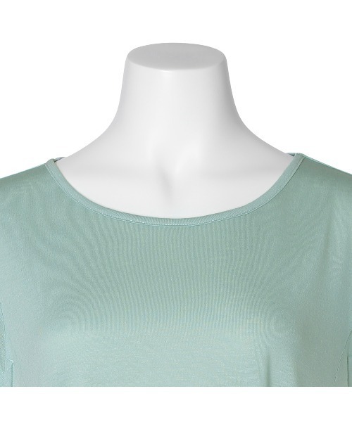 KID BLUE(キッドブルー)の「キッドブルー -25レーヨン天竺 -半袖トップス -KRBN374 -kidblue(Tシャツ/カットソー・レディース・ミント/ライトグレー/ピンク/ブルー・M)」の11枚目の写真