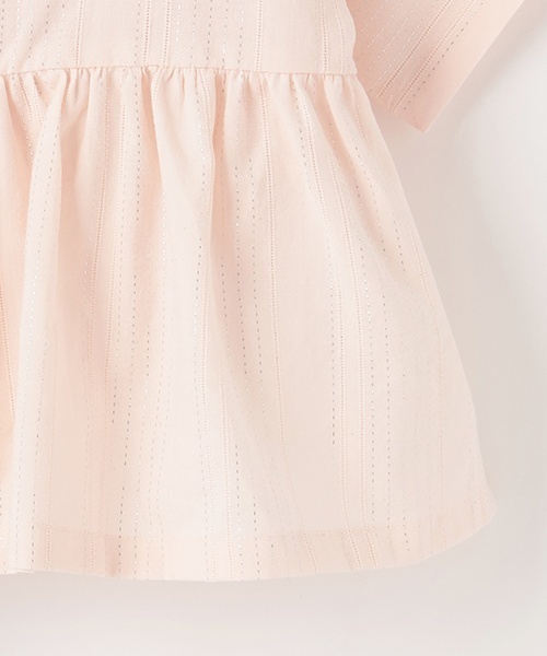 petit main(プティマイン)の「ペプラムフリル甚平(浴衣・キッズ・ライトブルー/ライトピンク・90cm/100cm/110cm/80cm/120cm/130cm)」の14枚目の写真