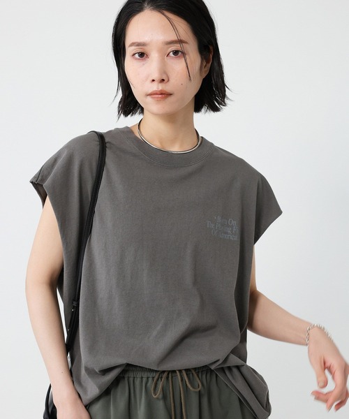 tシャツ 「RUSSELL ATHLETIC」「別注」ノースリーブT レディース RUSSELL ATHLETIC】＜別注＞ノースリーブT（Tシャツ/カットソー