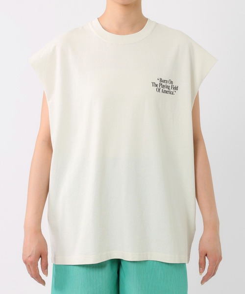 tシャツ 「RUSSELL ATHLETIC」「別注」ノースリーブT レディース RUSSELL ATHLETIC】＜別注＞ノースリーブT（Tシャツ/カットソー