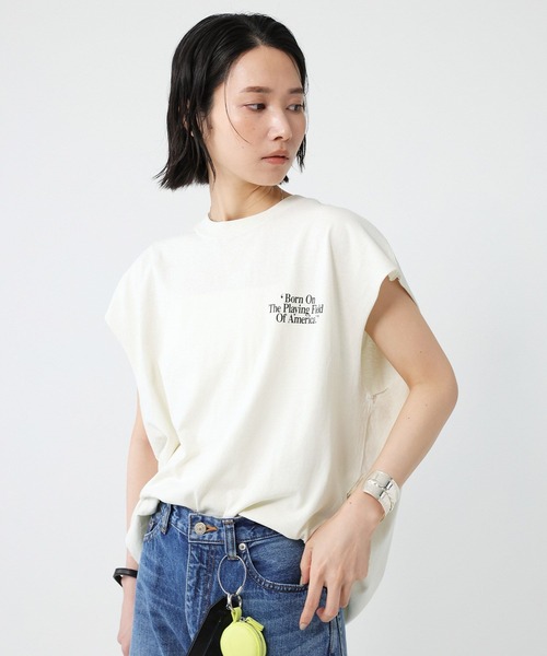セール】【RUSSELL ATHLETIC】＜別注＞ノースリーブT（Tシャツ