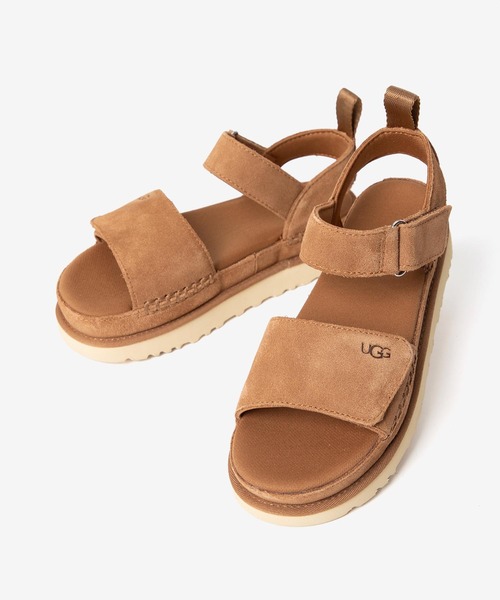 UGG W GOLDENSTAR 別注サンダル　ベージュ 22〜22.5希少商品 セール】UGG/アグ W GOLDENSTAR HI SLIDE（サンダル）｜UGG