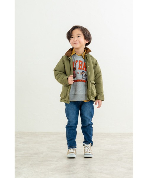 DILASH（ディラッシュ）の「マットタフタ襟付きジャケット（その他アウター・キッズ・カーキ/ブルー・160/150）」の3枚目の写真