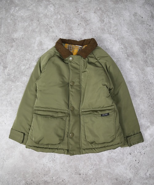 DILASH（ディラッシュ）の「マットタフタ襟付きジャケット（その他アウター・キッズ・カーキ/ブルー・160/150）」の9枚目の写真