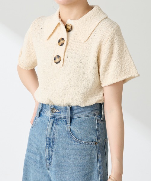 美品COLLAGE GALLARDAGALANTE ラメ入りニット ぽわん袖 美品COLLAGE GALLARDAGALANTE ラメ入りニット ぽわん袖 - メルカリ