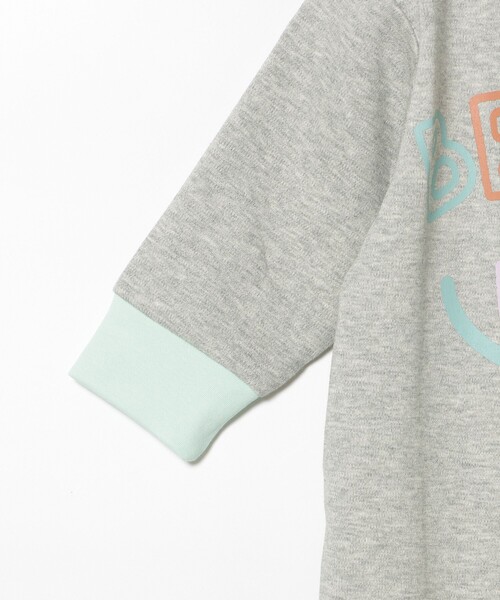 BEAMS mini（ビームスミニ）の「スマイル ロンパース 2025FW（70～80cm）（ロンパース・キッズ・ライトグレー/イエロー系その他4/ピンク/ホワイト系その他5・70/80）」の12枚目の写真