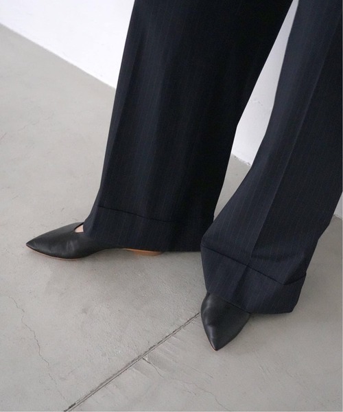 SLOBE IENA（スローブイエナ）の「《一部WEB限定/追加》BONITAS/ボニータス レザーポインテッドパンプス（その他シューズ・レディース・レッド/ブラック・23.5cm/23cm/22.5cm/24.5cm/24cm）」の9枚目の写真