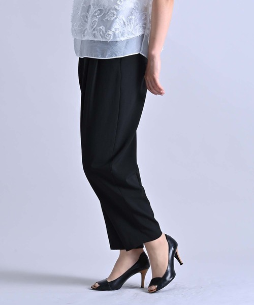 RAW FUDGE（ローファッジ）の「2タックペグパンツ（その他パンツ・レディース・ブラック/グレー・M）」の3枚目の写真