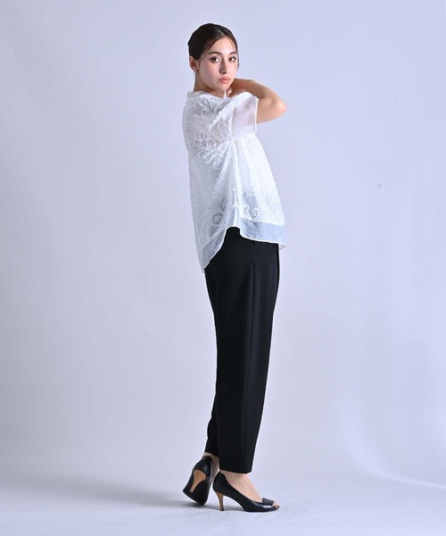 RAW FUDGE（ローファッジ）の「2タックペグパンツ（その他パンツ・レディース・ブラック/グレー・M）」の5枚目の写真