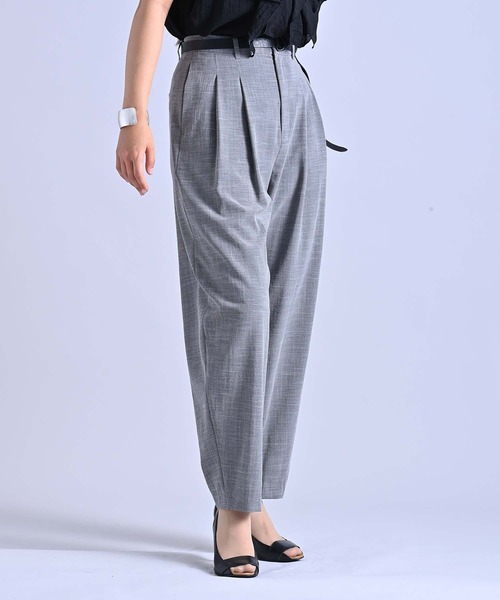 RAW FUDGE（ローファッジ）の「2タックペグパンツ（その他パンツ・レディース・ブラック/グレー・M）」の6枚目の写真