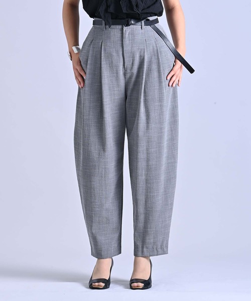 RAW FUDGE（ローファッジ）の「2タックペグパンツ（その他パンツ・レディース・ブラック/グレー・M）」の7枚目の写真