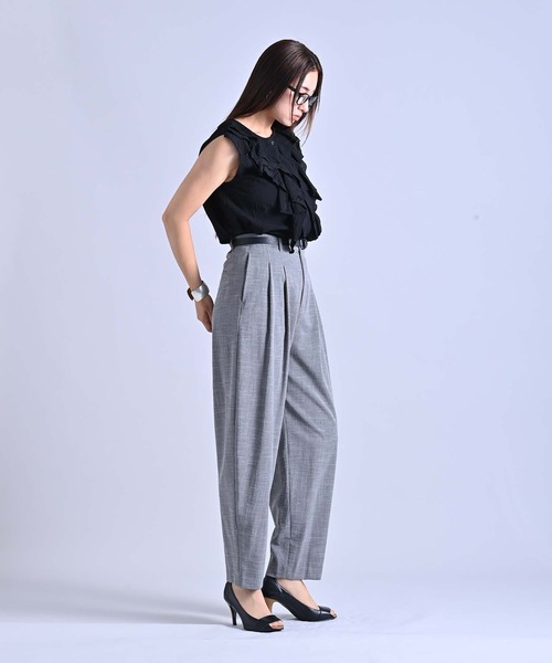 RAW FUDGE（ローファッジ）の「2タックペグパンツ（その他パンツ・レディース・ブラック/グレー・M）」の11枚目の写真