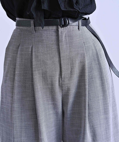 RAW FUDGE（ローファッジ）の「2タックペグパンツ（その他パンツ・レディース・ブラック/グレー・M）」の13枚目の写真