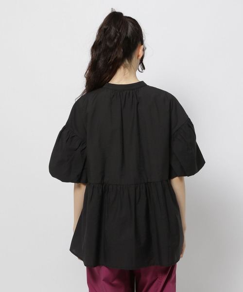 niko and...（ニコアンド）の「ふんわりコード刺繍ブラウス（シャツ/ブラウス・レディース・オフホワイト/ブルー/ブラック・LARGE/MEDIUM）」の15枚目の写真