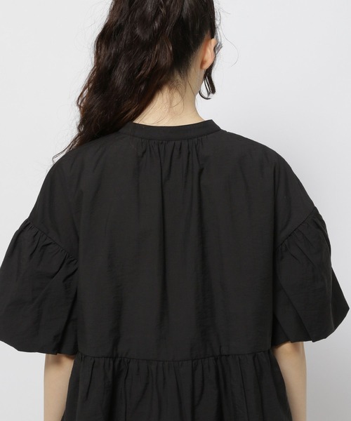 niko and...（ニコアンド）の「ふんわりコード刺繍ブラウス（シャツ/ブラウス・レディース・オフホワイト/ブルー/ブラック・LARGE/MEDIUM）」の17枚目の写真